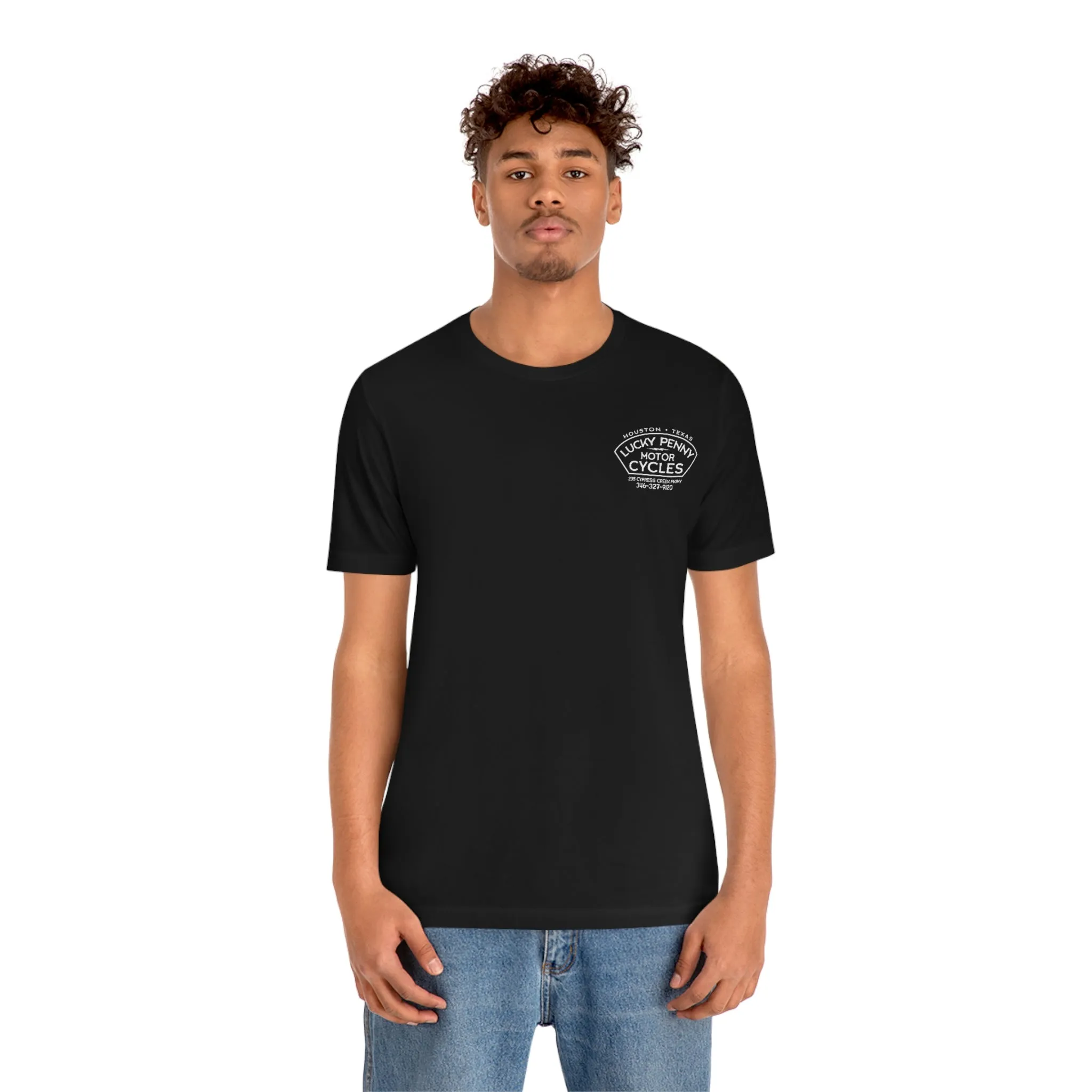 Lucky Penny Cycles Houston Bar T-Shirt