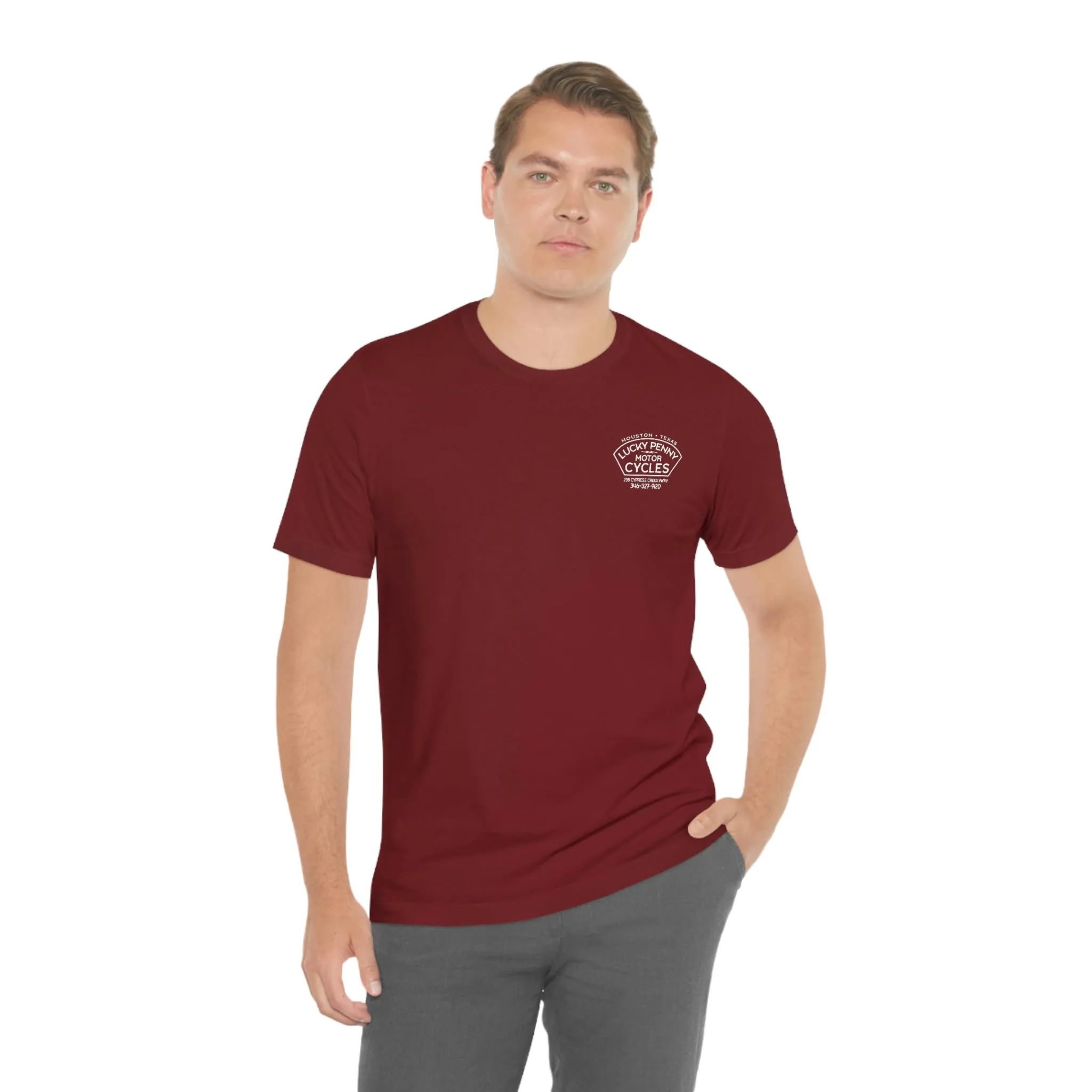 Lucky Penny Cycles Houston Bar T-Shirt