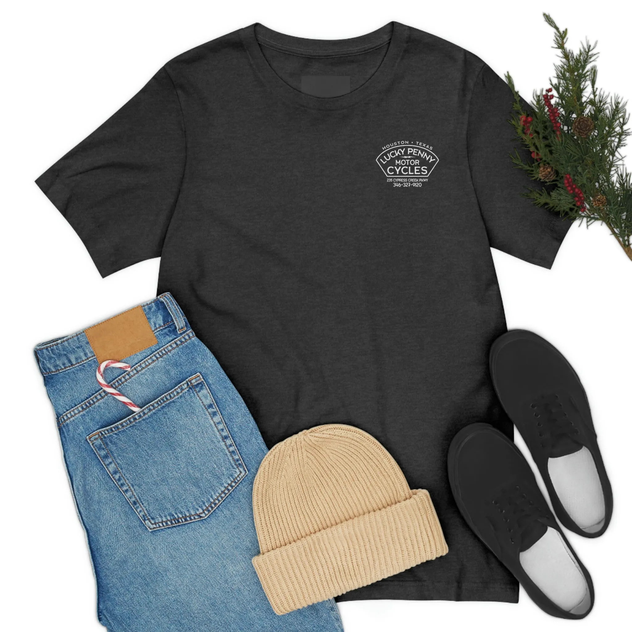 Lucky Penny Cycles Houston Bar T-Shirt