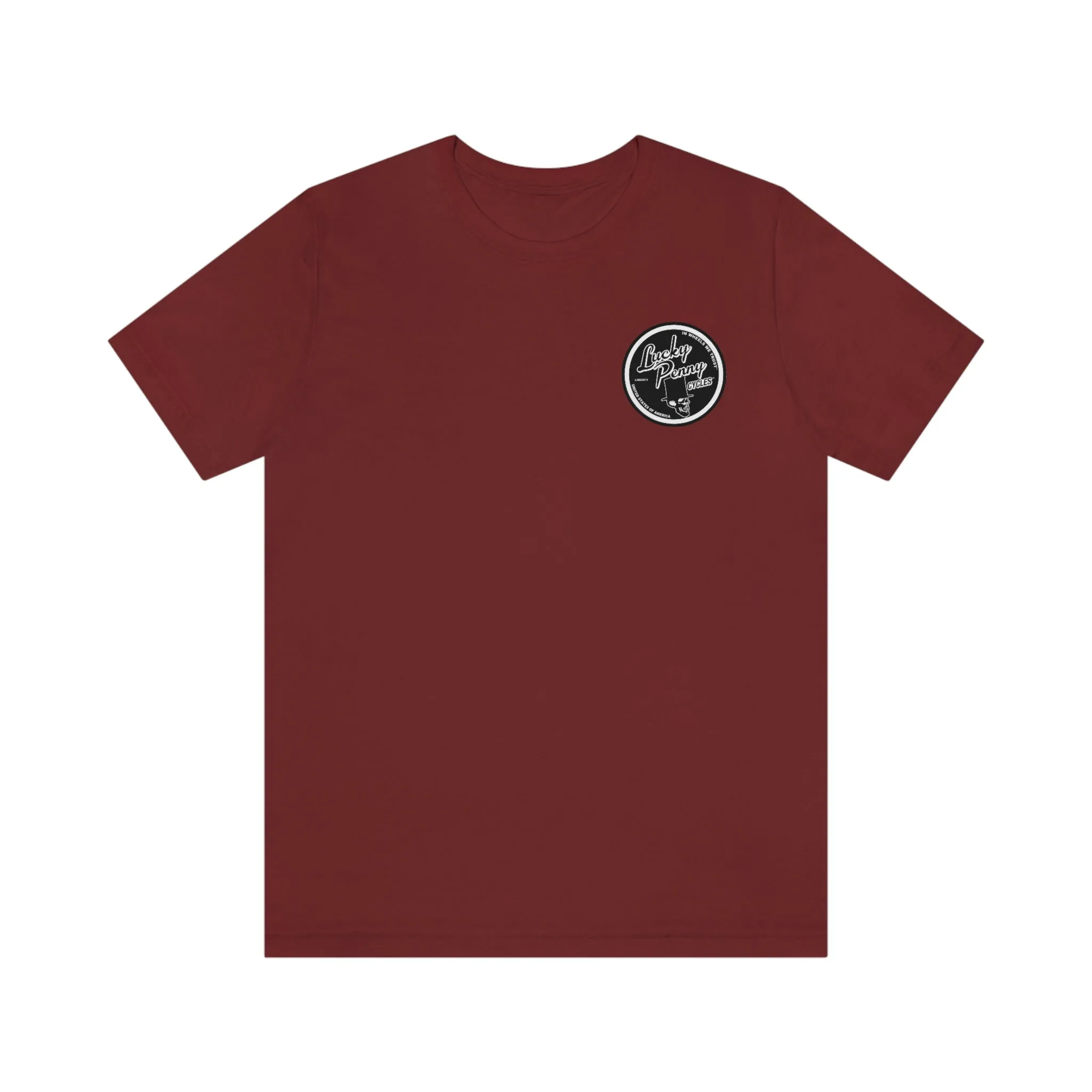 Lucky Penny Cycles Houston Classic Skull T-Shirt