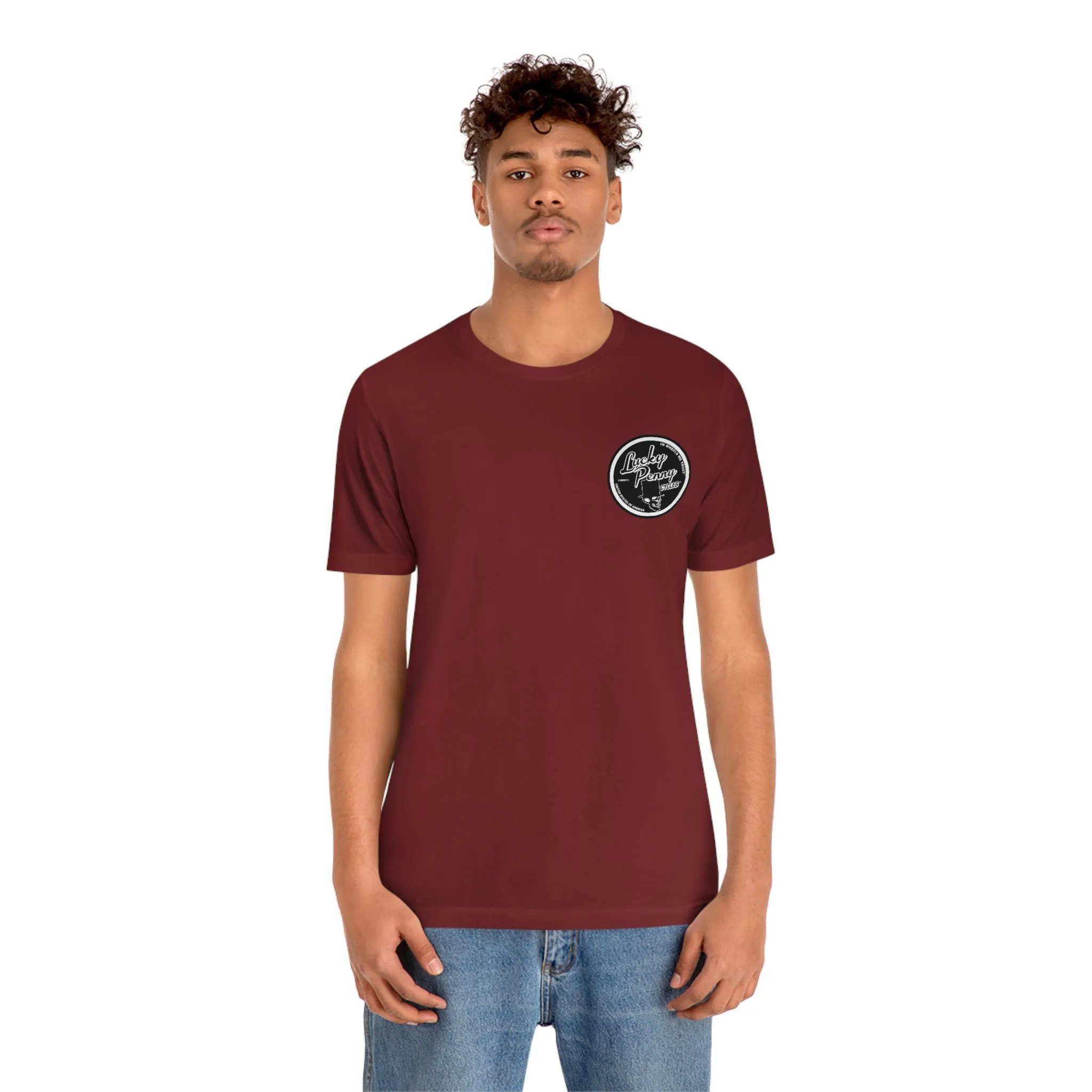 Lucky Penny Cycles Houston Classic Skull T-Shirt