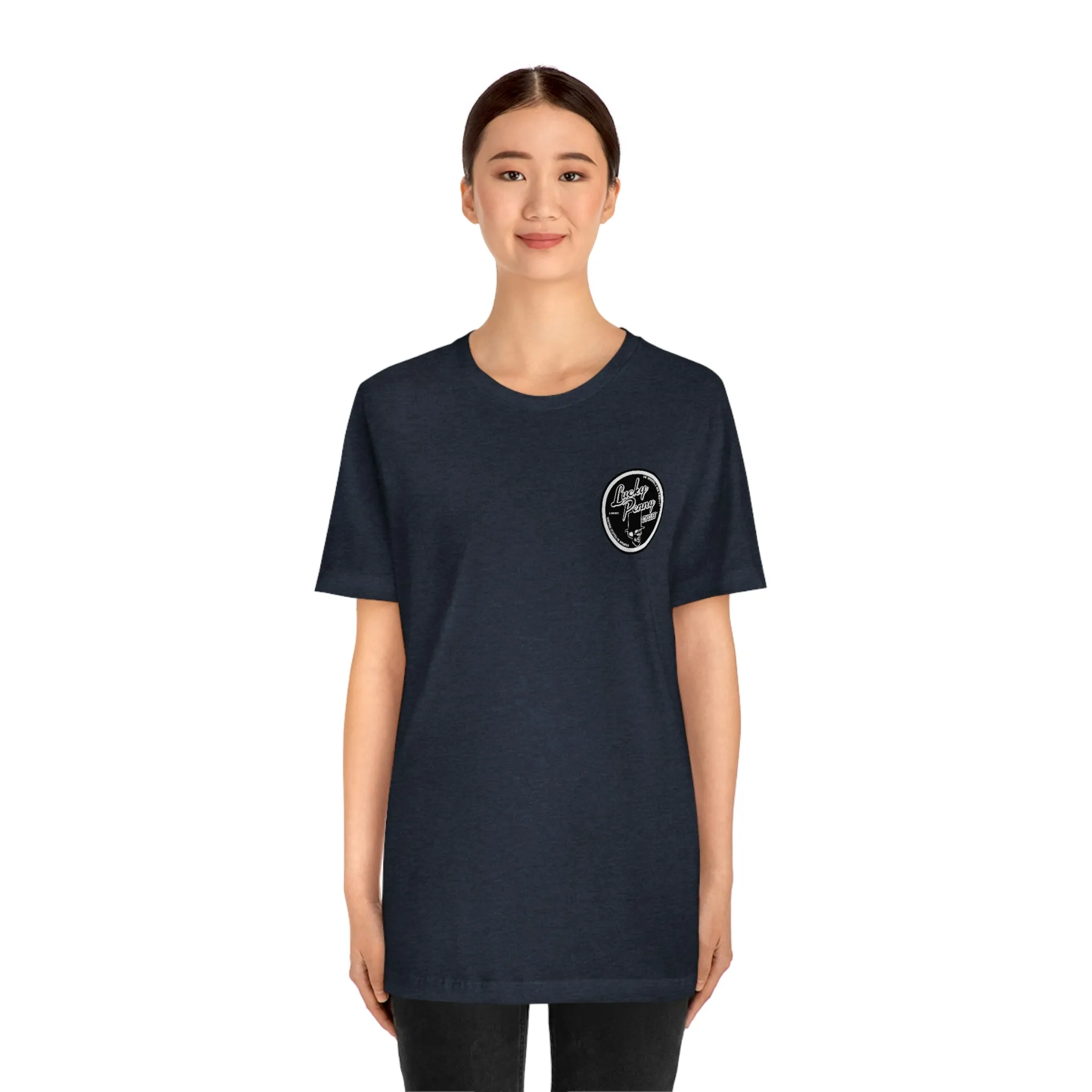 Lucky Penny Cycles Houston Classic Skull T-Shirt