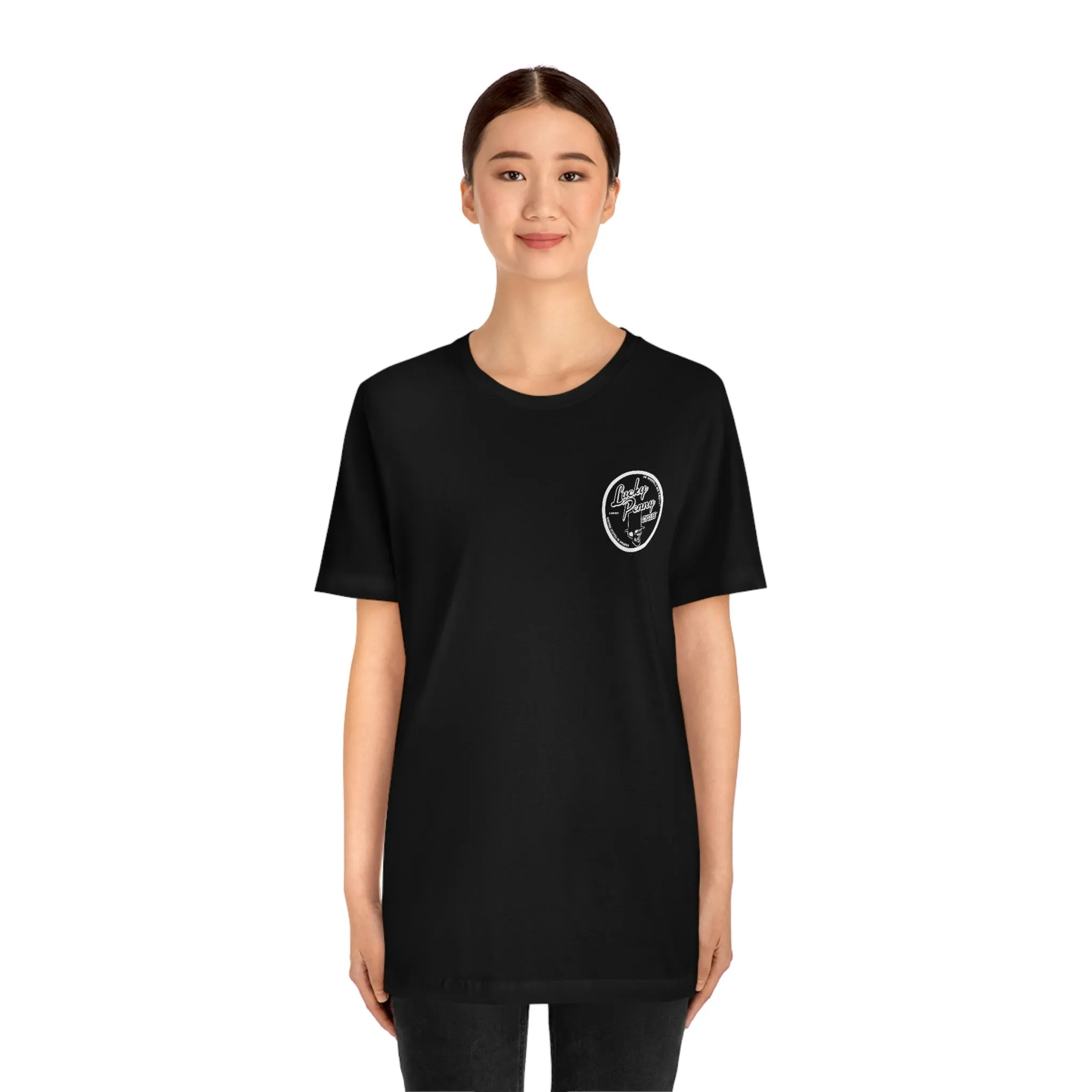 Lucky Penny Cycles Houston Classic Skull T-Shirt