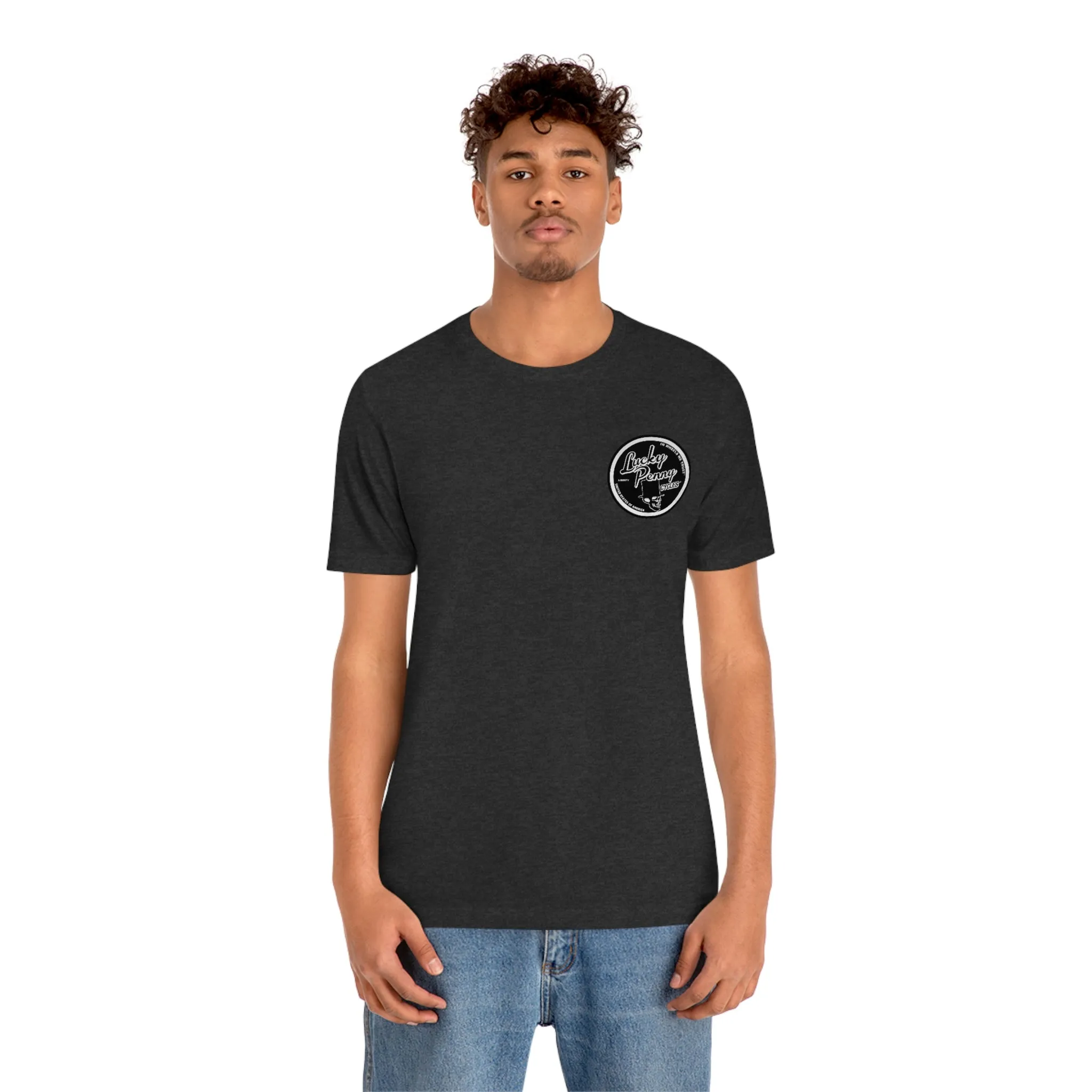 Lucky Penny Cycles Houston Classic Skull T-Shirt