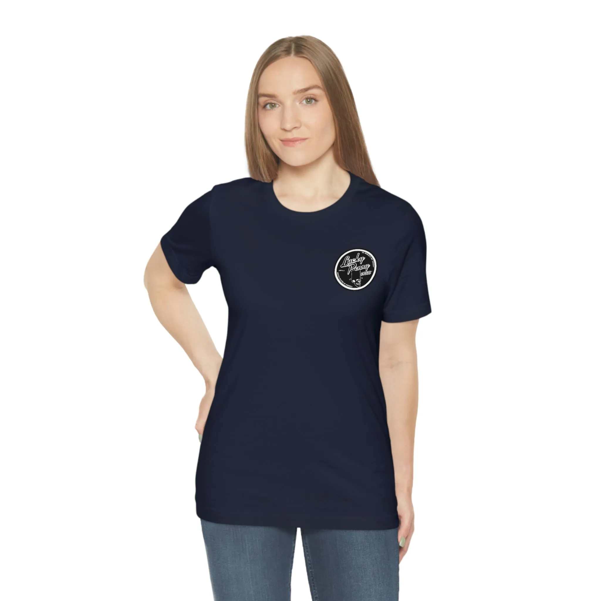 Lucky Penny Cycles Houston Classic Skull T-Shirt