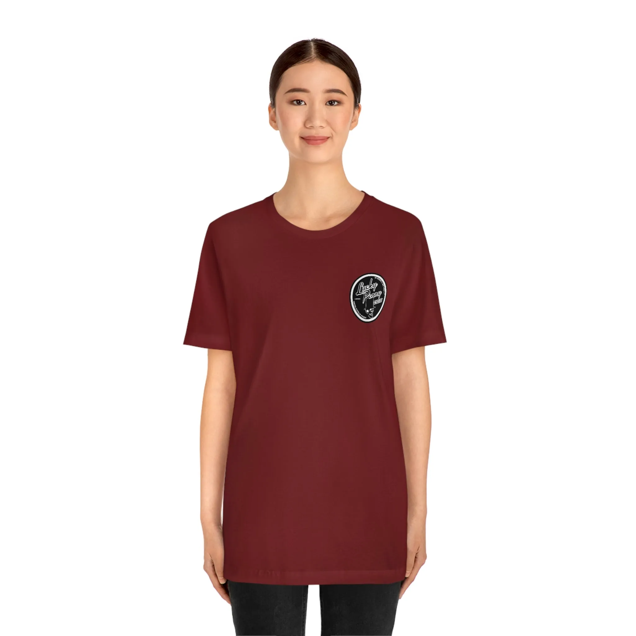 Lucky Penny Cycles Houston Classic Skull T-Shirt