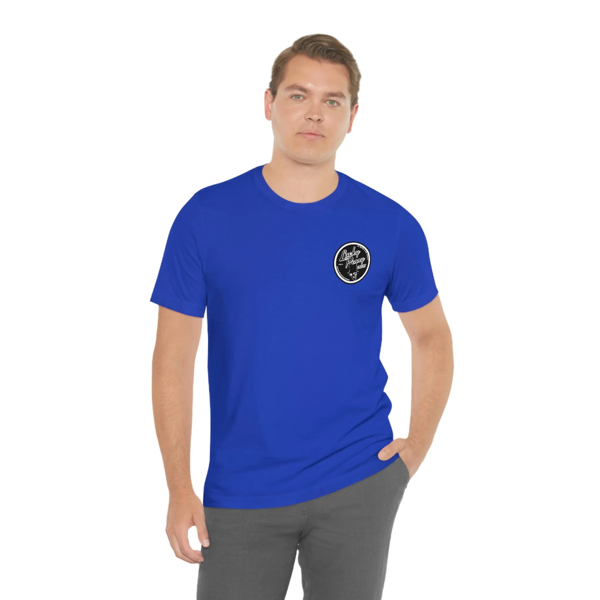 Lucky Penny Cycles Houston Classic Skull T-Shirt