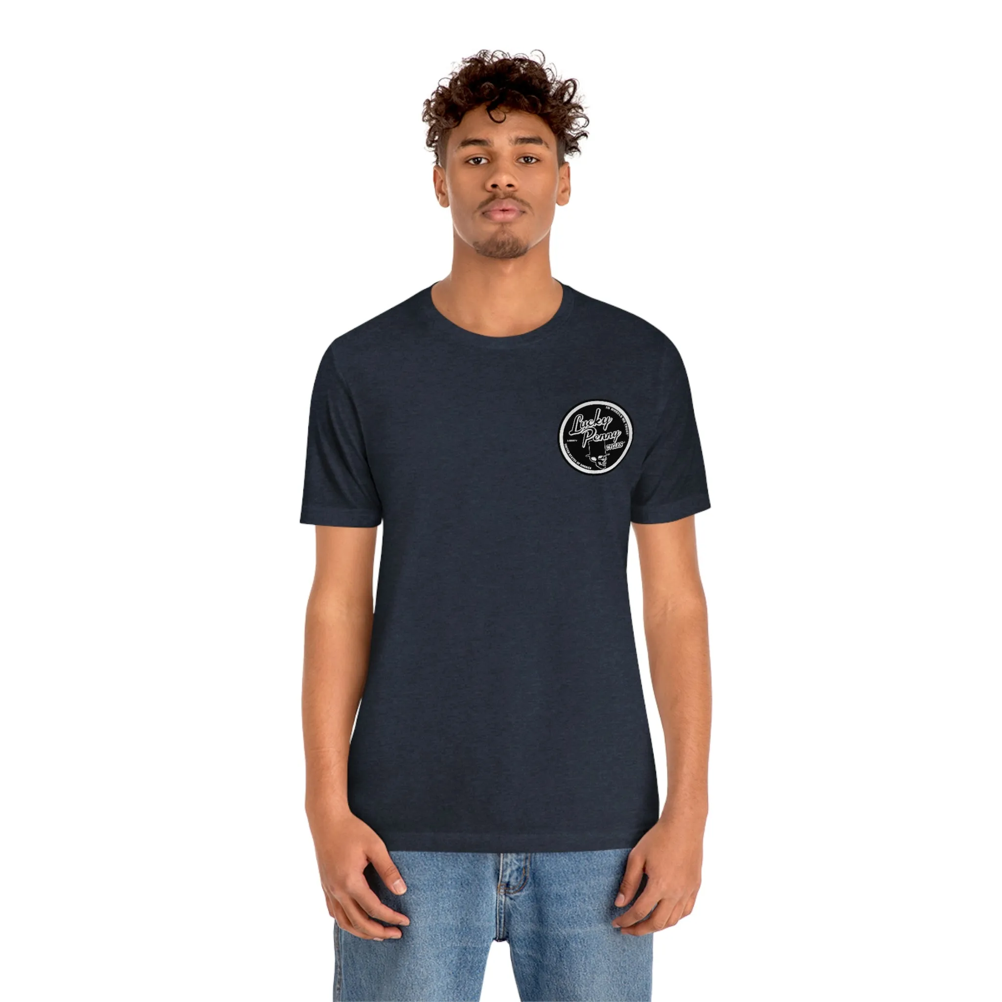 Lucky Penny Cycles Houston Classic Skull T-Shirt