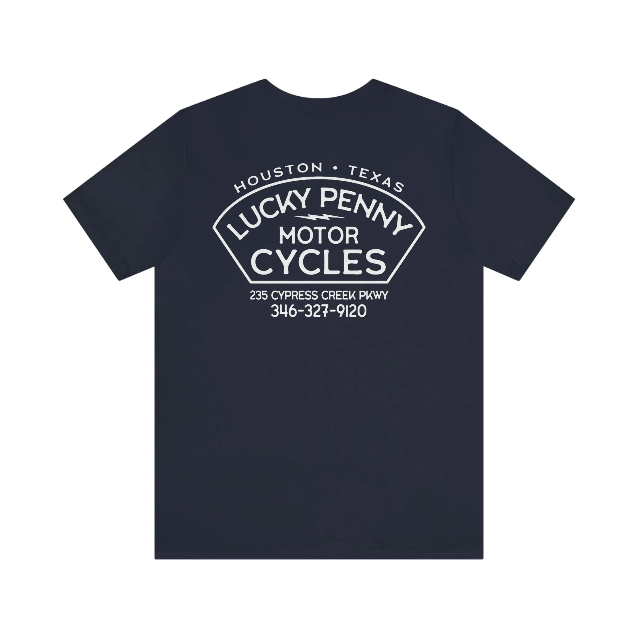 Lucky Penny Cycles Houston Penny/Shield T-Shirt