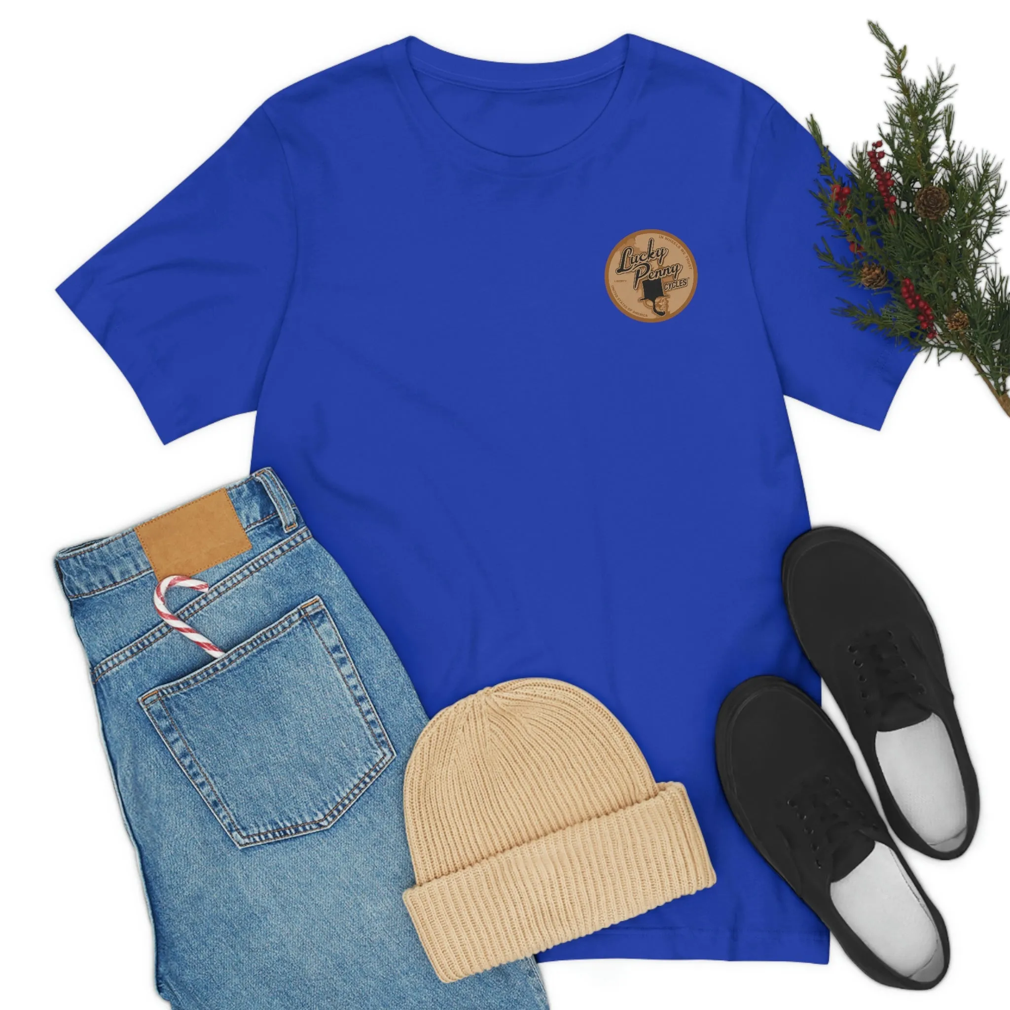Lucky Penny Cycles Houston Penny/Shield T-Shirt