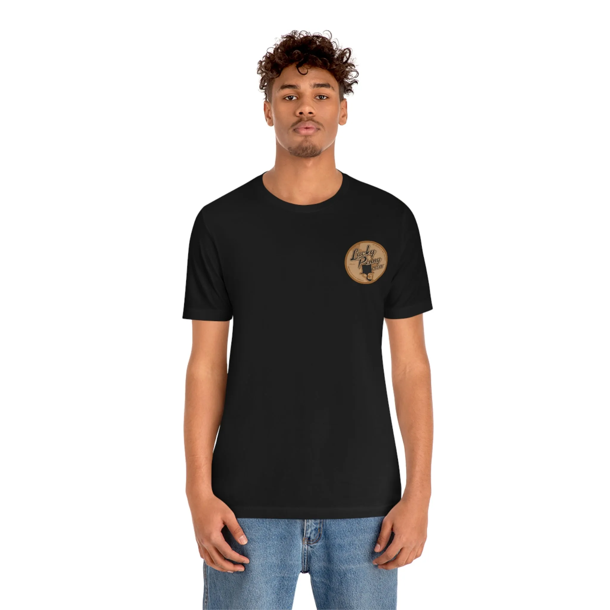 Lucky Penny Cycles Houston Penny/Shield T-Shirt