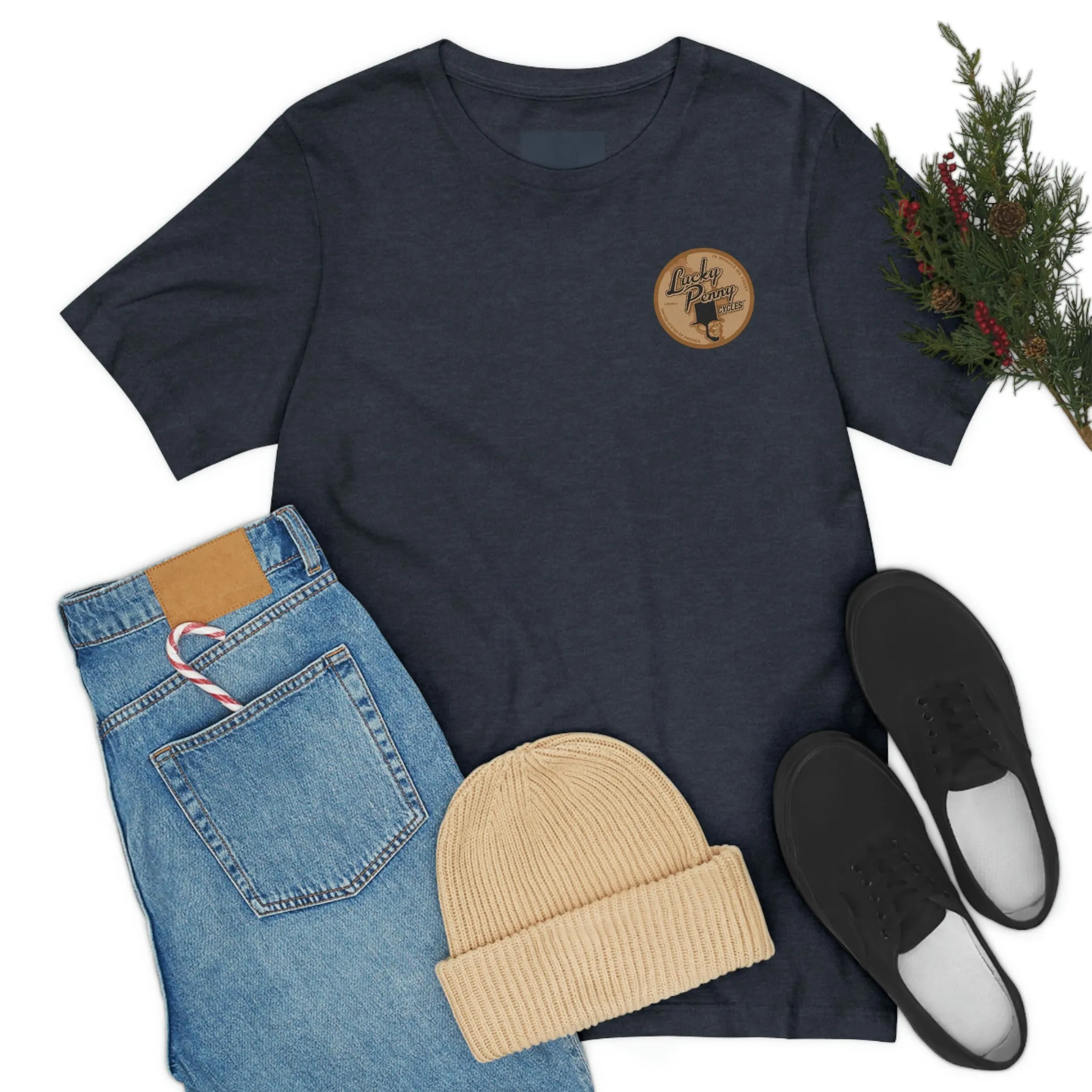 Lucky Penny Cycles Houston Penny/Shield T-Shirt