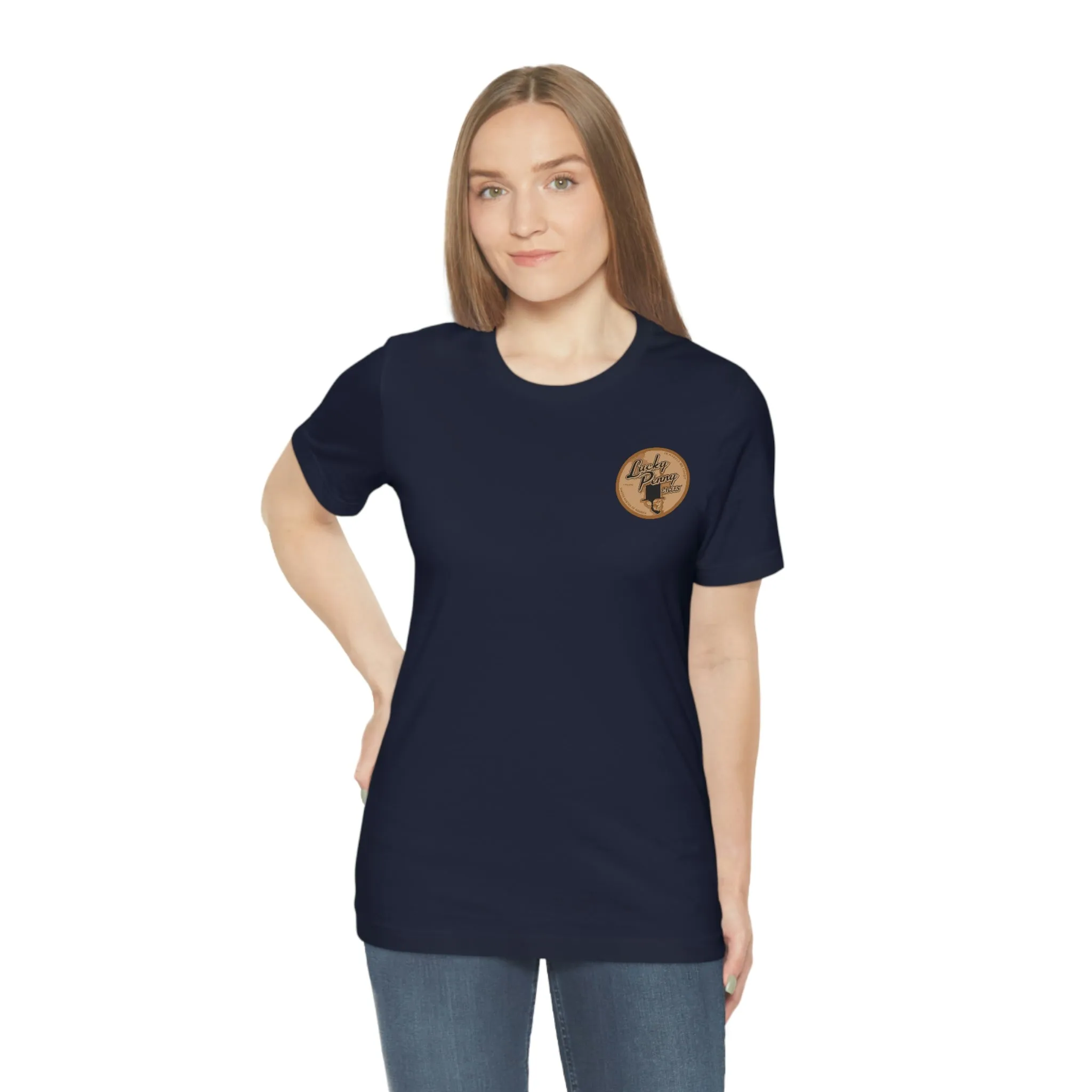 Lucky Penny Cycles Houston Penny/Shield T-Shirt