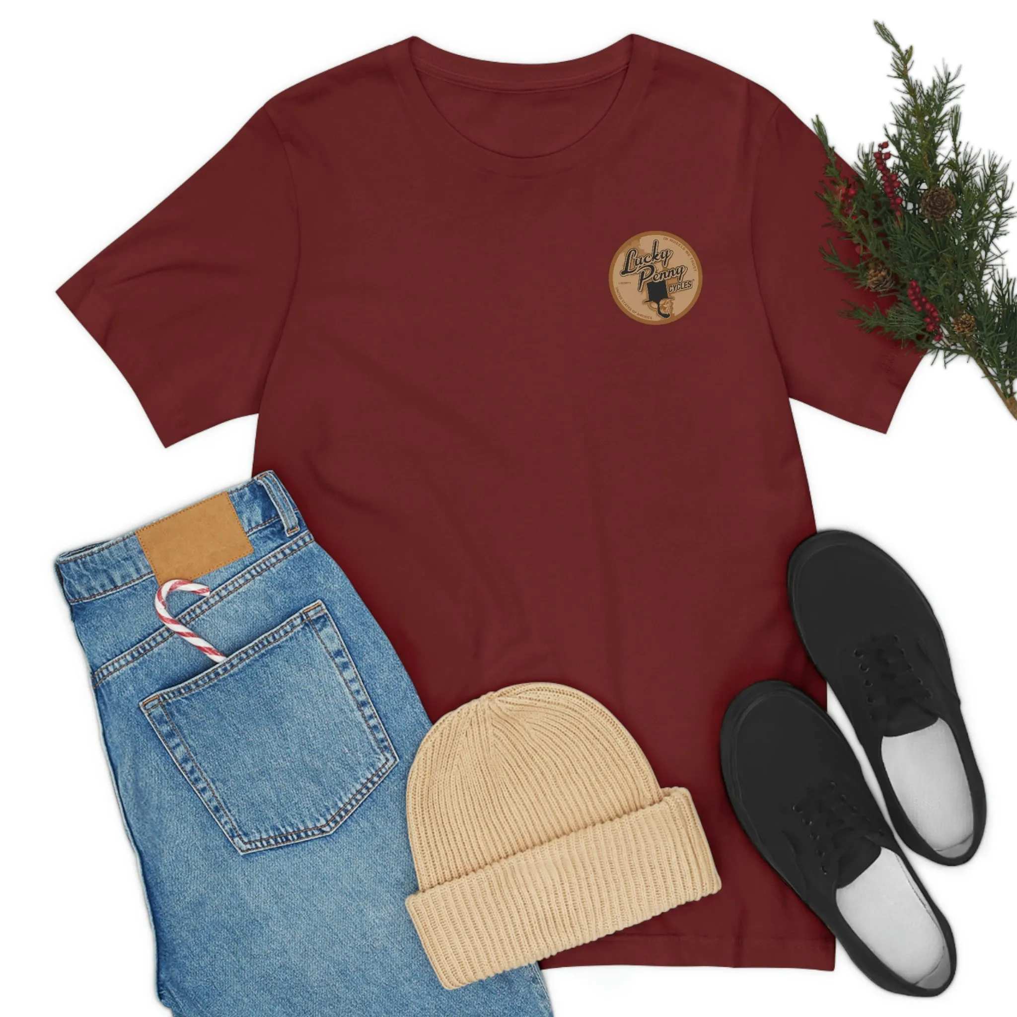 Lucky Penny Cycles Houston Penny/Shield T-Shirt