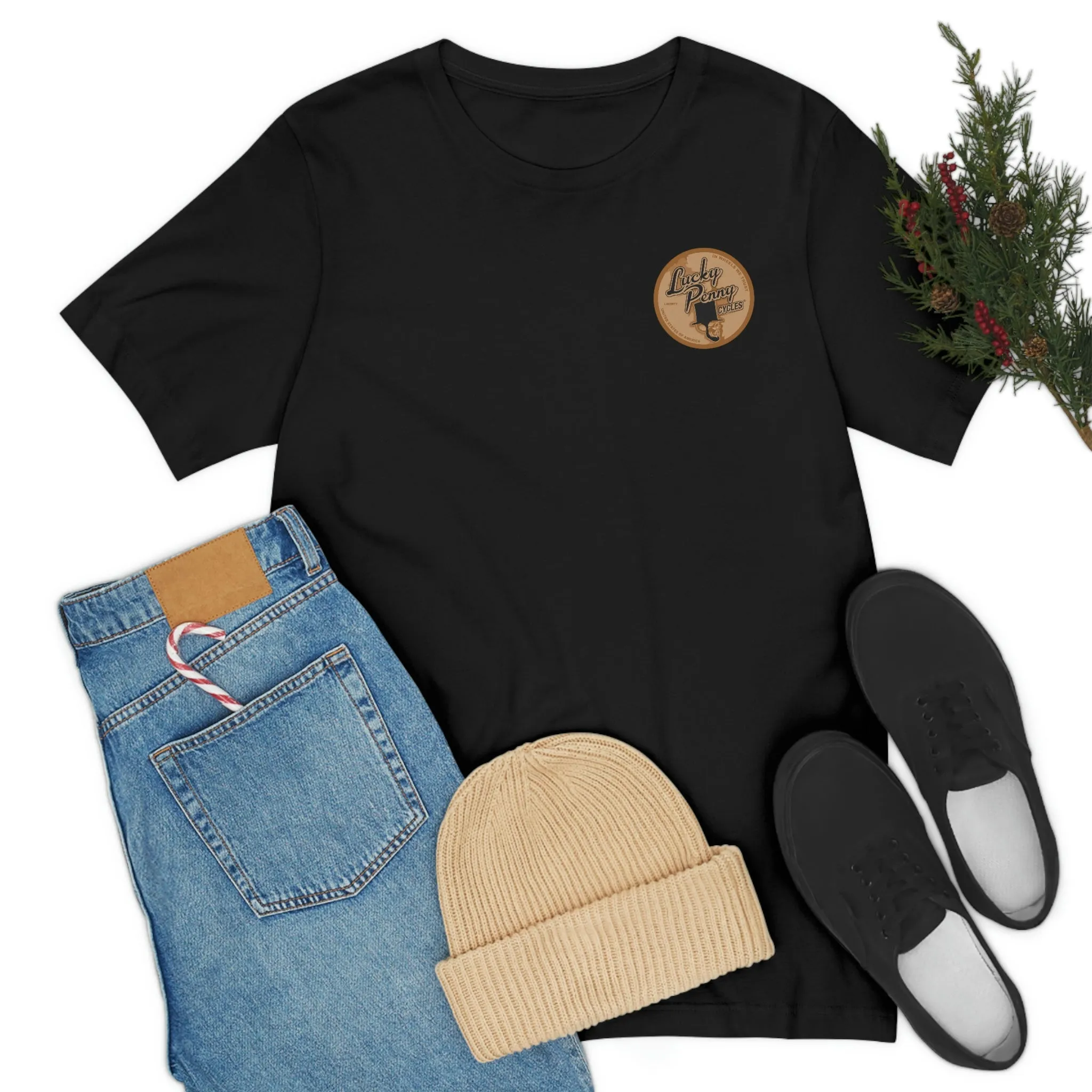 Lucky Penny Cycles Houston Penny/Shield T-Shirt
