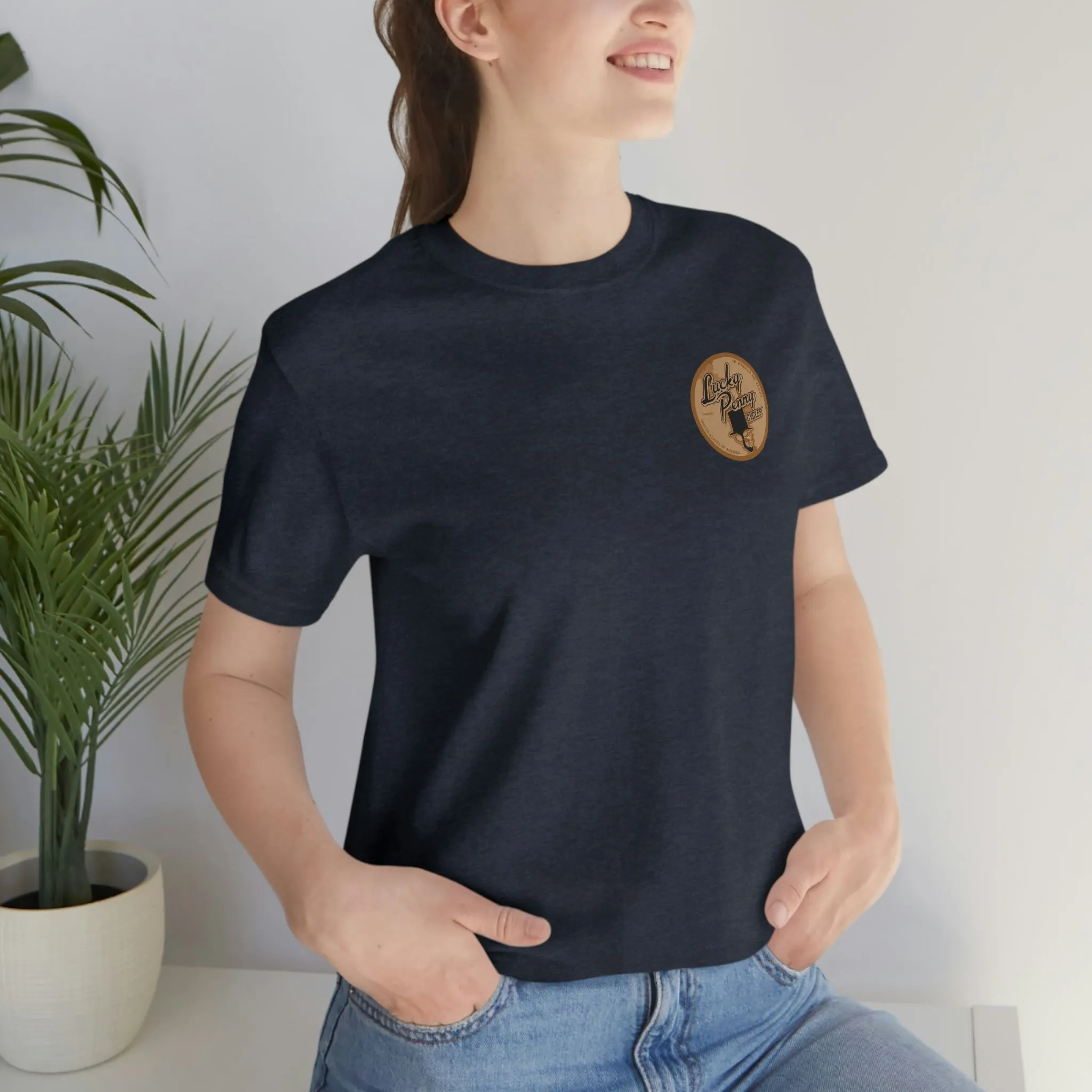 Lucky Penny Cycles Houston Penny/Shield T-Shirt