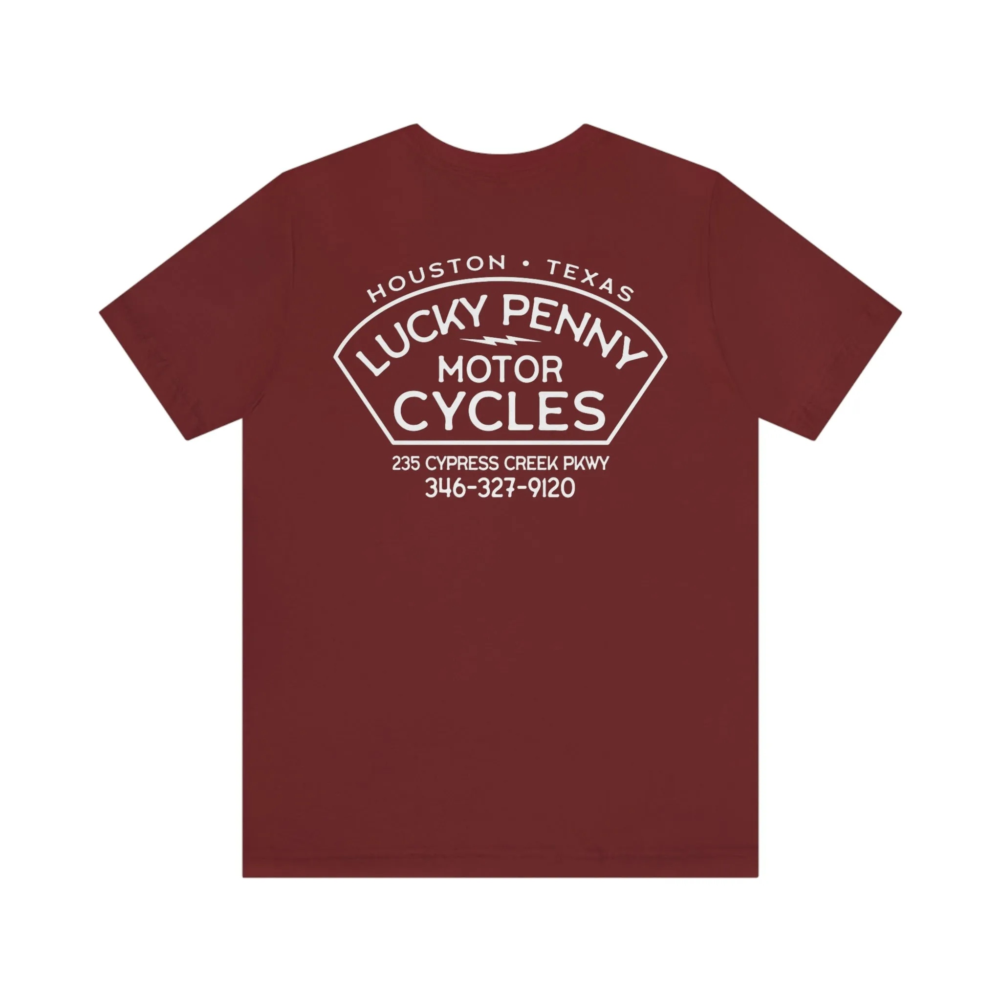 Lucky Penny Cycles Houston Penny/Shield T-Shirt