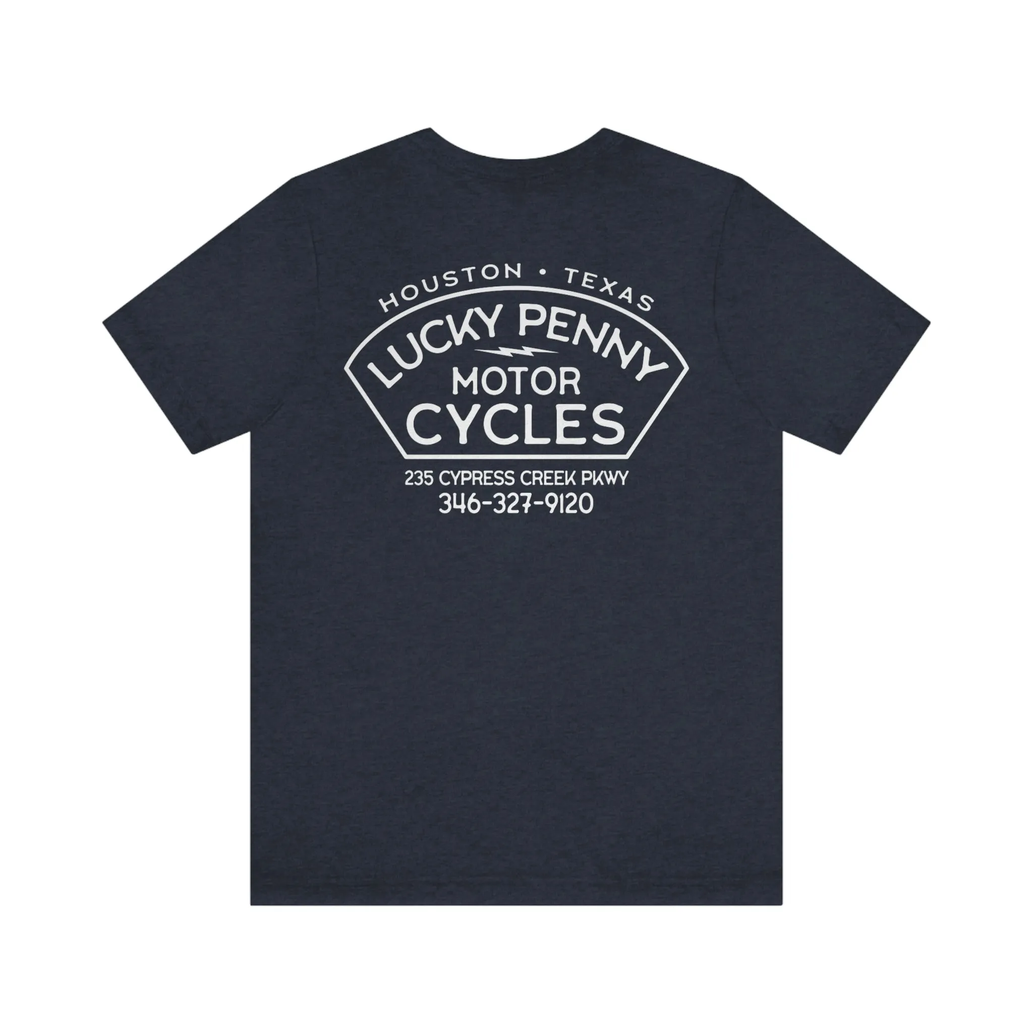 Lucky Penny Cycles Houston Penny/Shield T-Shirt