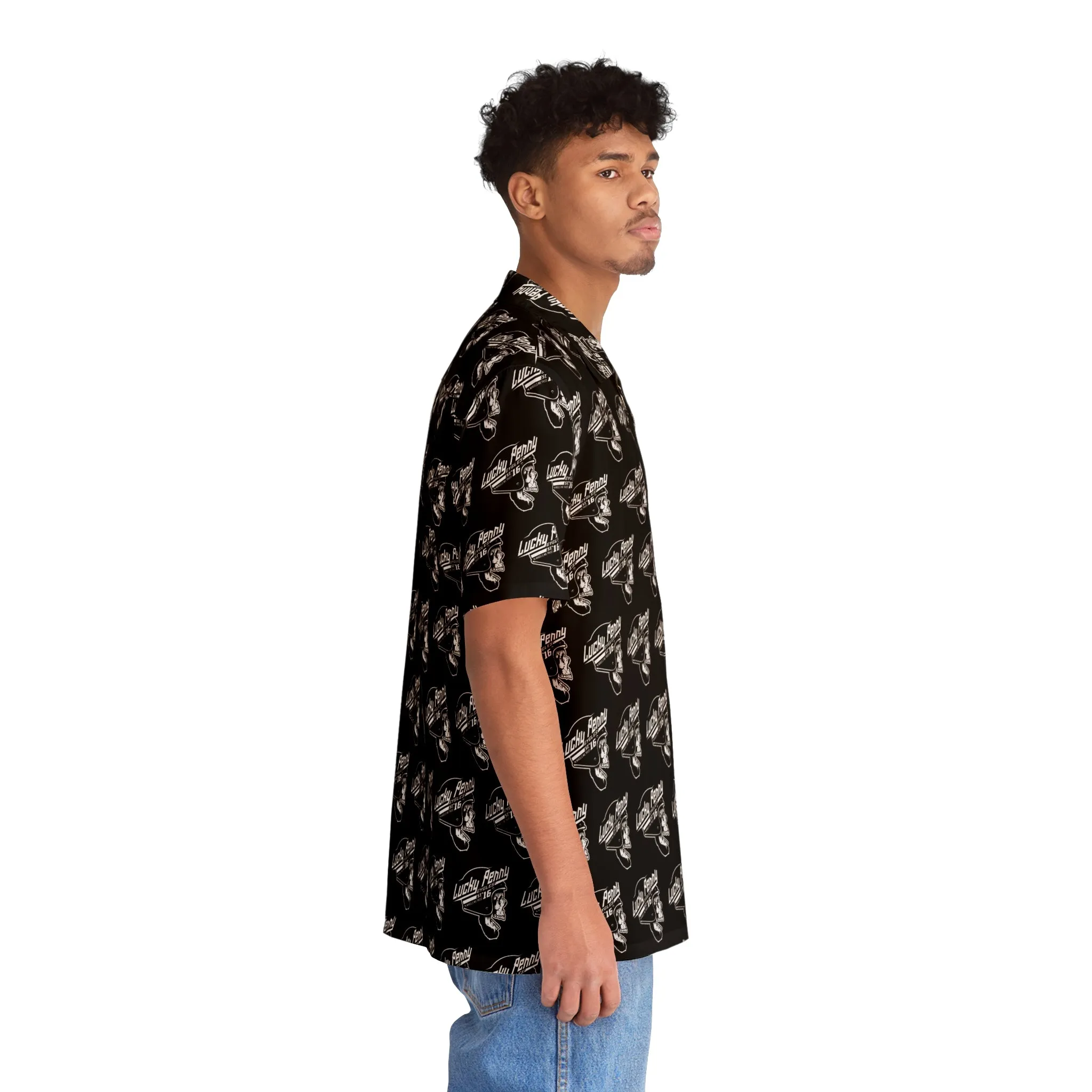 Lucky Penny Cycles Men's Hawaiian Shirt