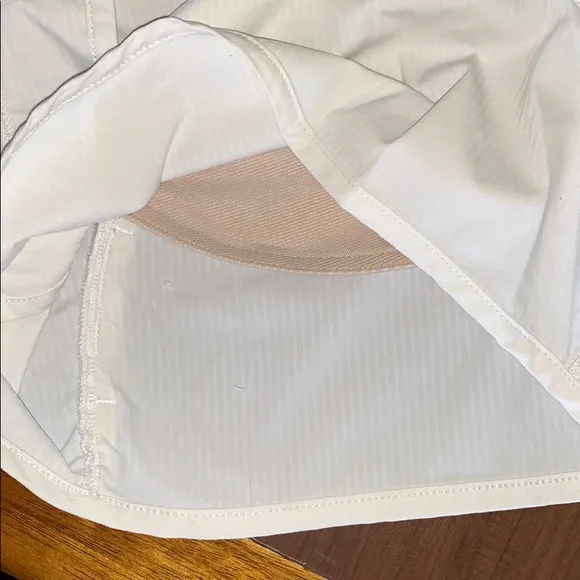 Lululemon Bright White Speed Up 4” Shorts 4