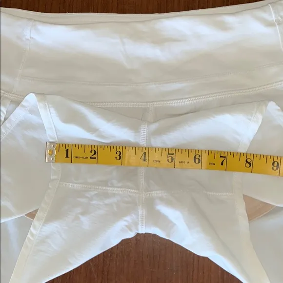 Lululemon Bright White Speed Up 4” Shorts 4