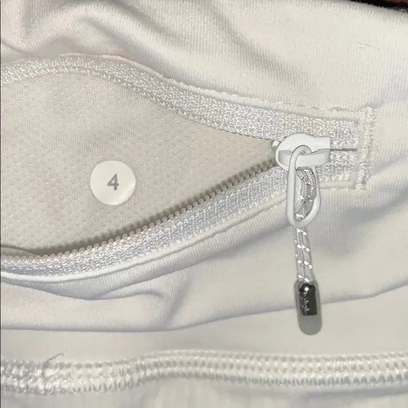 Lululemon Bright White Speed Up 4” Shorts 4