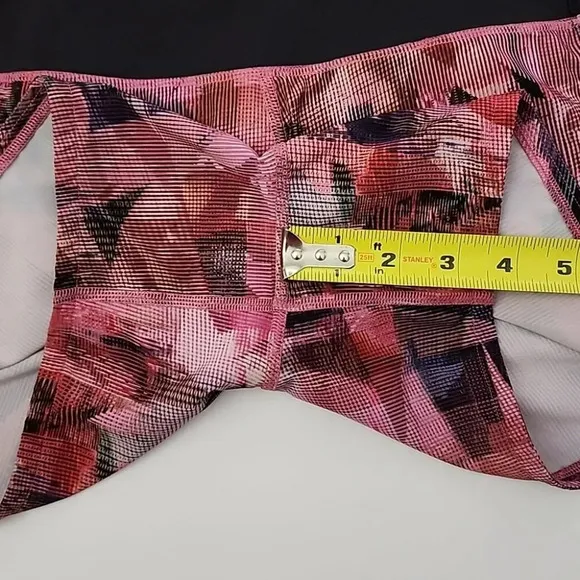 Lululemon Run Times Short II Sun Dazed Multi Pink Super Dark 4&quot; Inseam Size 4