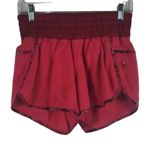 Lululemon Runner Shorts Built In Panty Pink/Red Women's Shorts 8