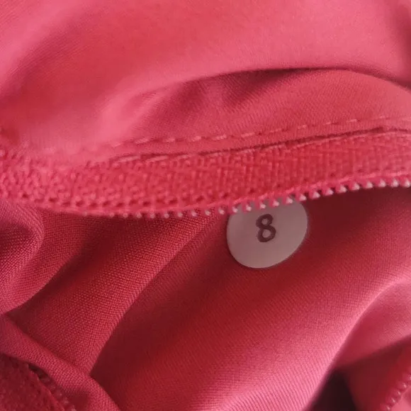 Lululemon Runner Shorts Built In Panty Pink/Red Women's Shorts 8