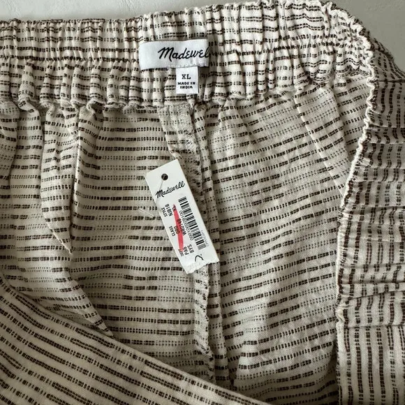 Madewell Clean Pull-On Shorts in Jacquard Size XL