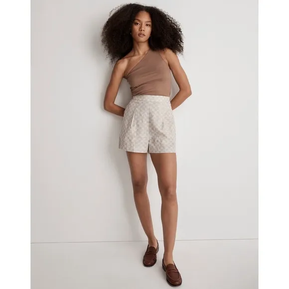 Madewell Clean Pull-On Shorts in Jacquard Size XL