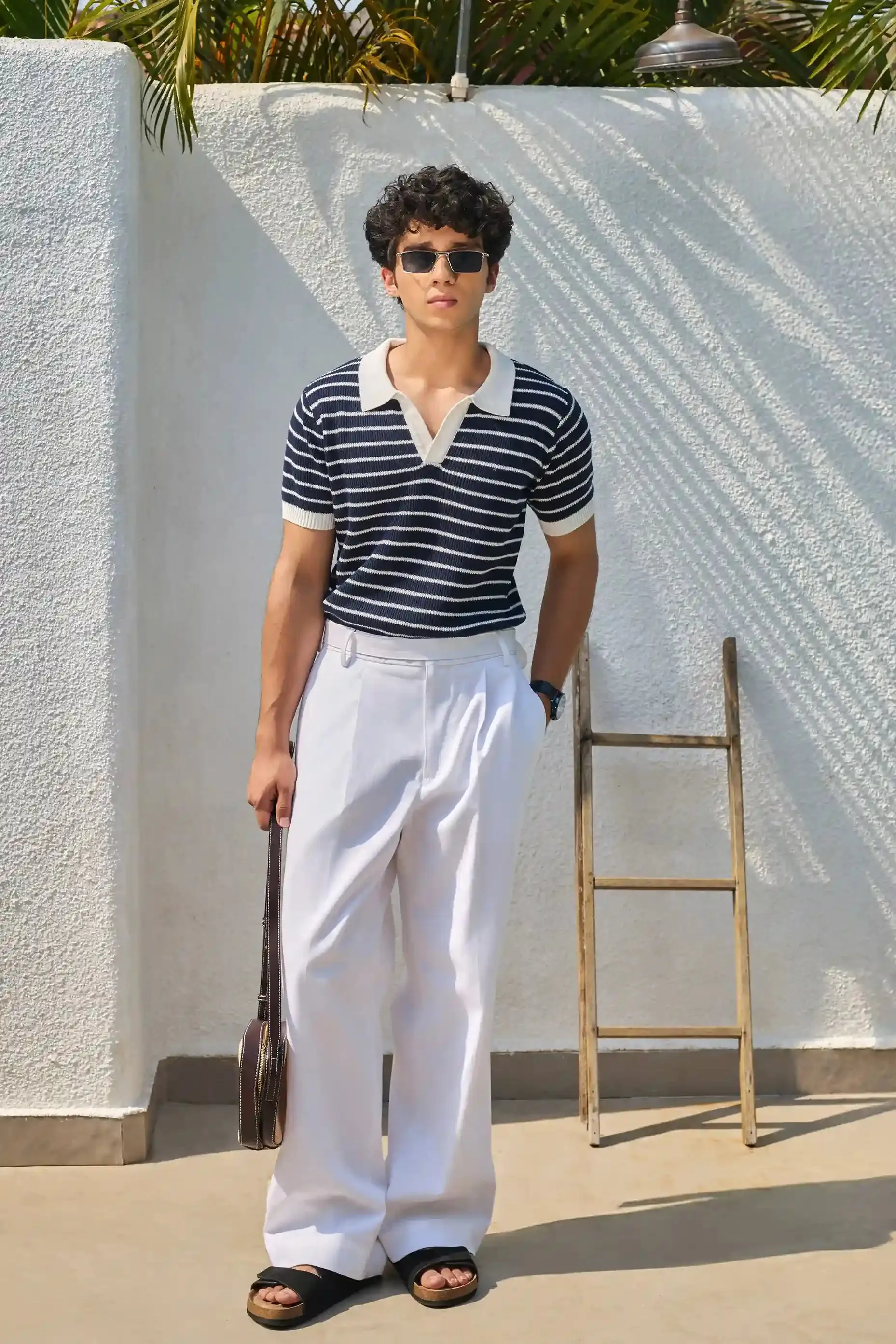 Mariner Knit Polo T-Shirt Navy Blue