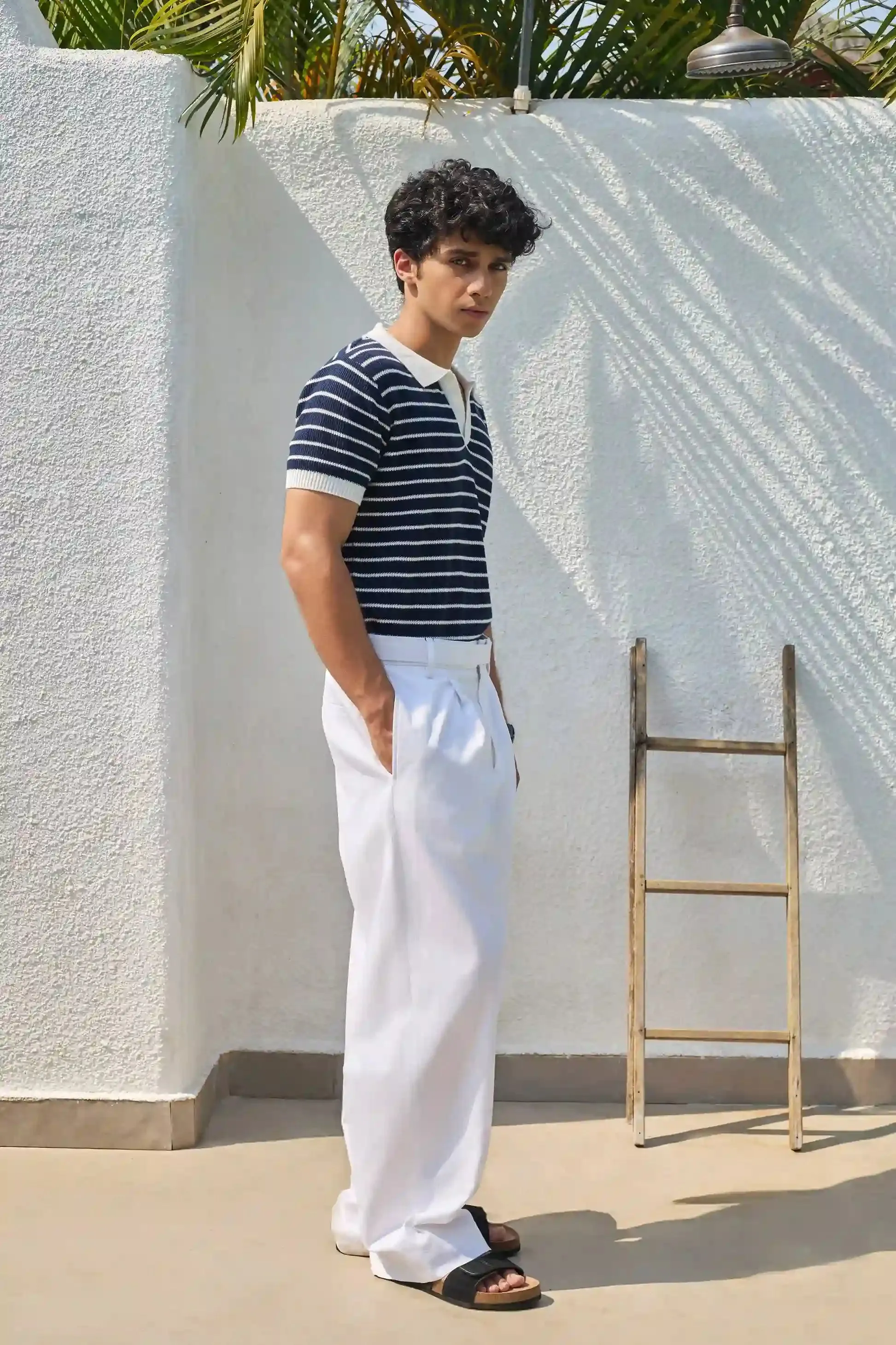 Mariner Knit Polo T-Shirt Navy Blue