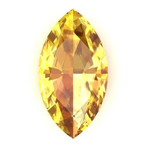 Marquise Chatham Lab-Grown Yellow Sapphire Gems