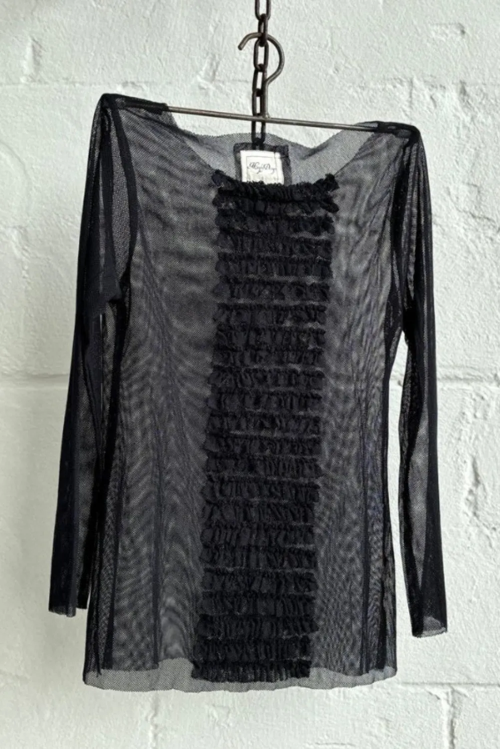 MEG BY DESIGN ROWENA TOP BLACK