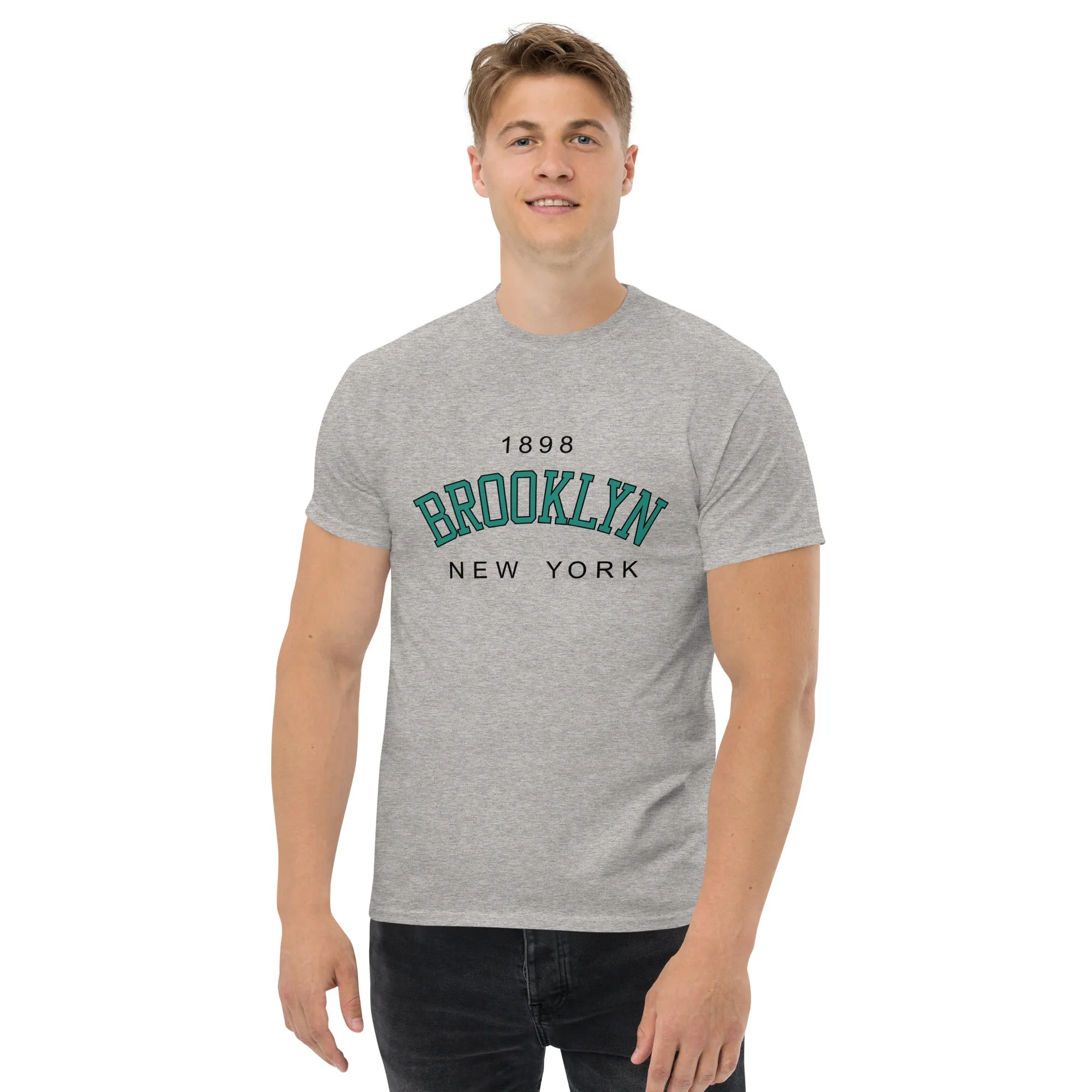 Mens 1898 Brooklyn New York College T Shirt