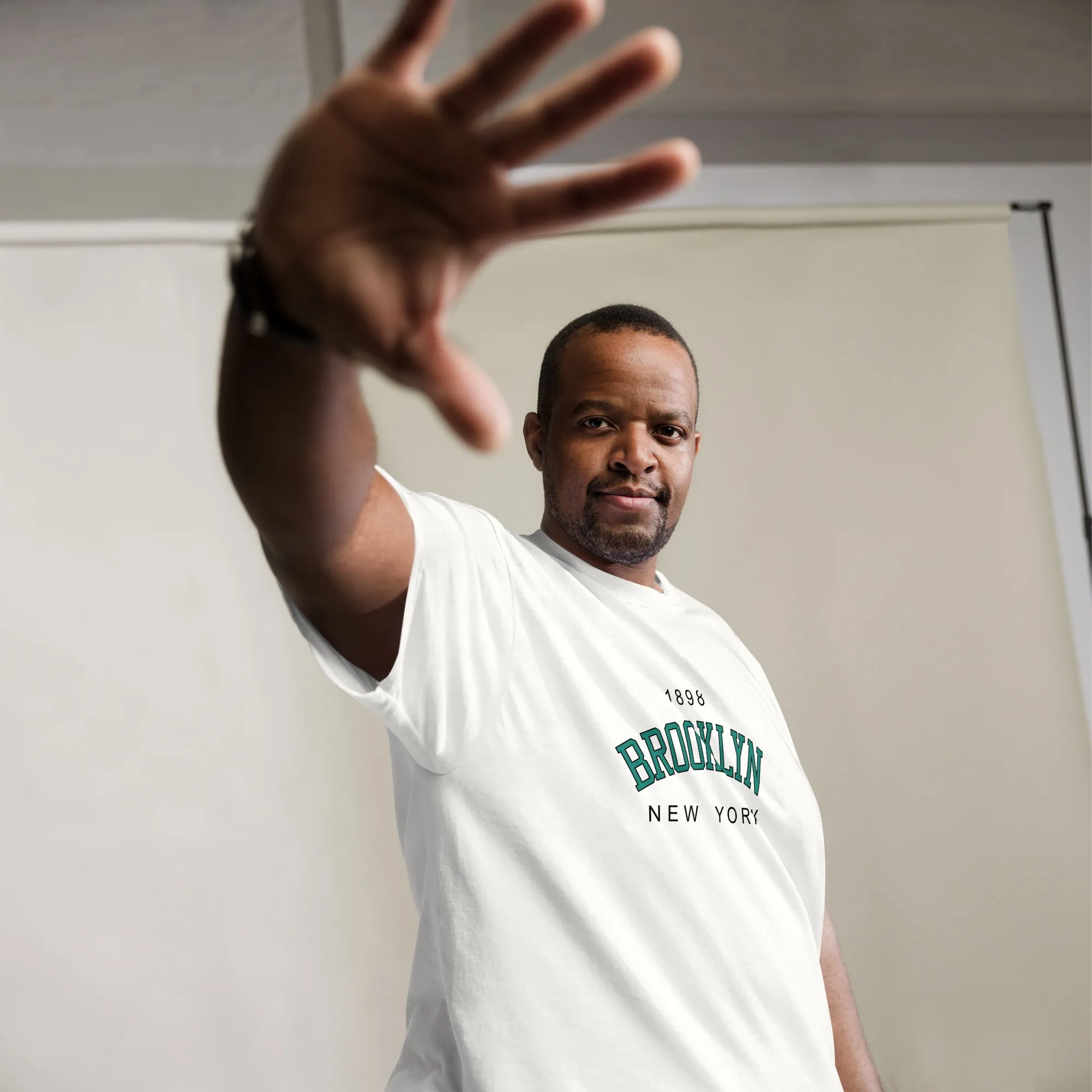 Mens 1898 Brooklyn New York College T Shirt