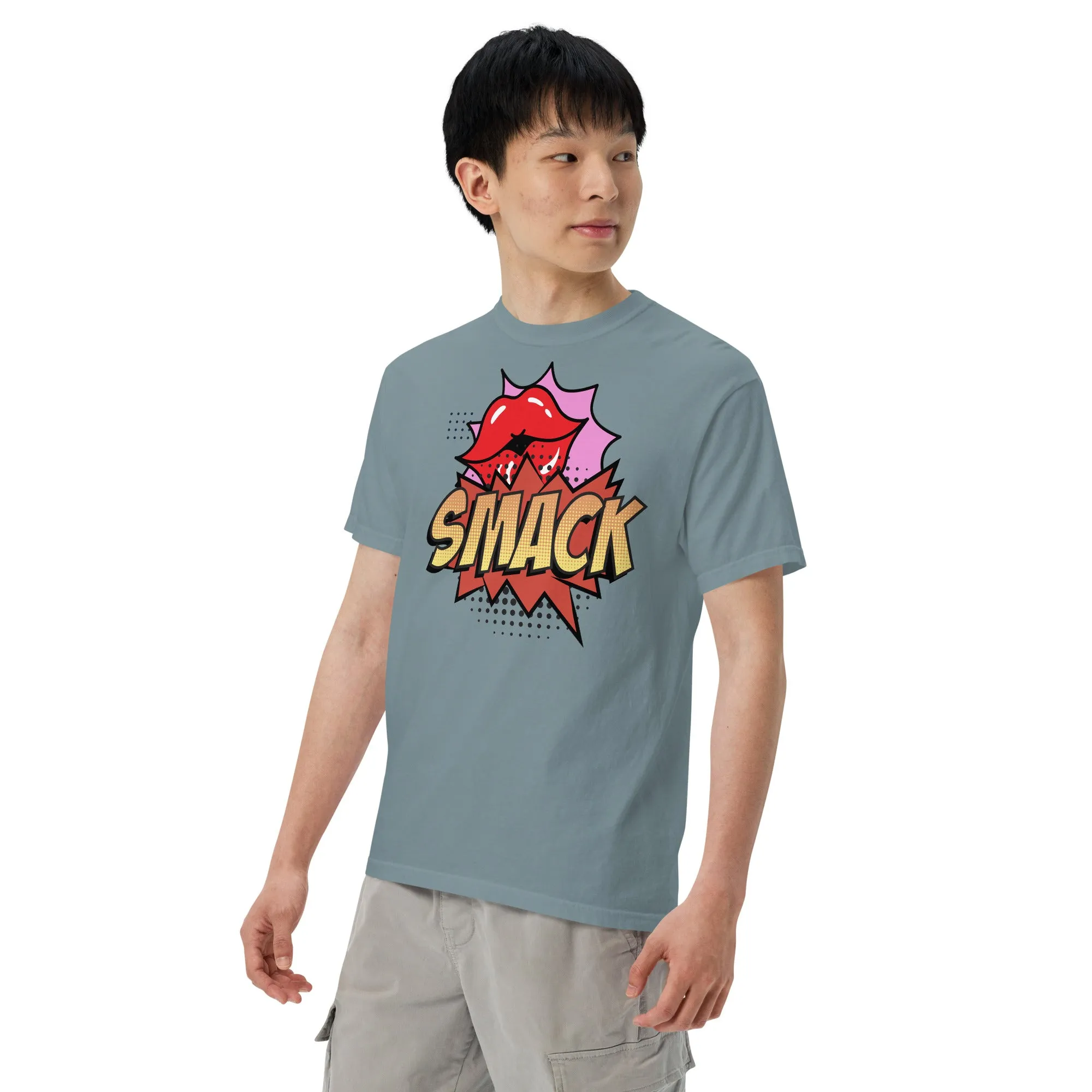 Men’s garment-dyed heavyweight t-shirt, Back to School, Small to 3XL