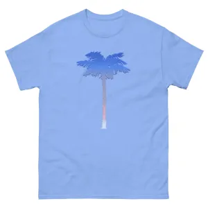 Men's Patriotic Palm Tree Red White Blue T-shirt