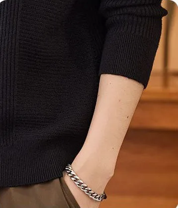 Men's Ribbed Sweater for a Casual Look