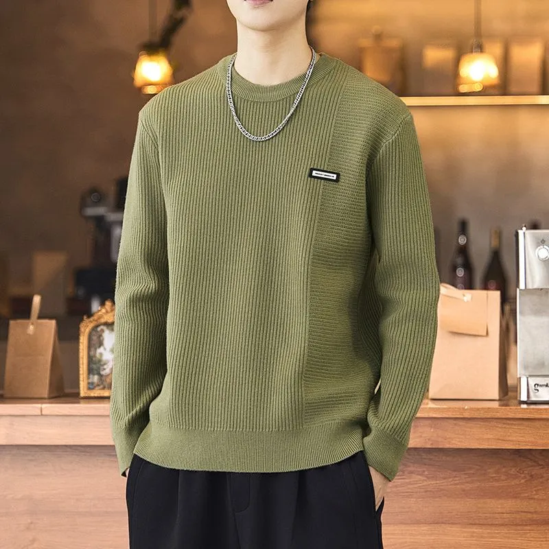 Men's Ribbed Sweater for a Casual Look