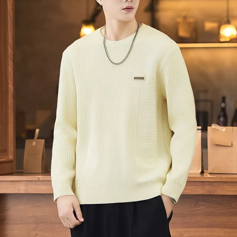 Men's Ribbed Sweater for a Casual Look