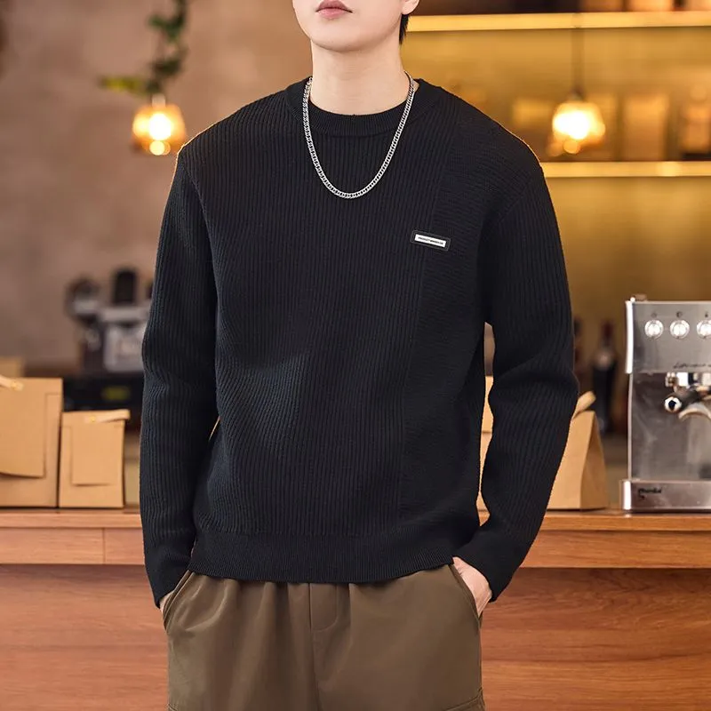 Men's Ribbed Sweater for a Casual Look