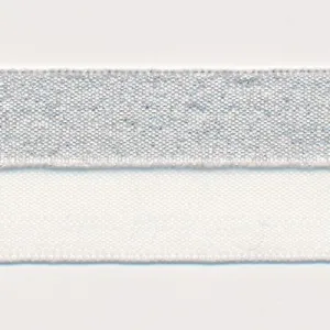 Metallic Stretch Tape (Silver) #01 White