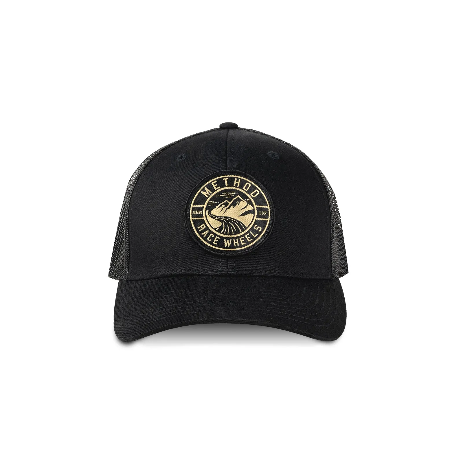 Method Prelander Curve Bill Trucker Hat | Snapback | Black