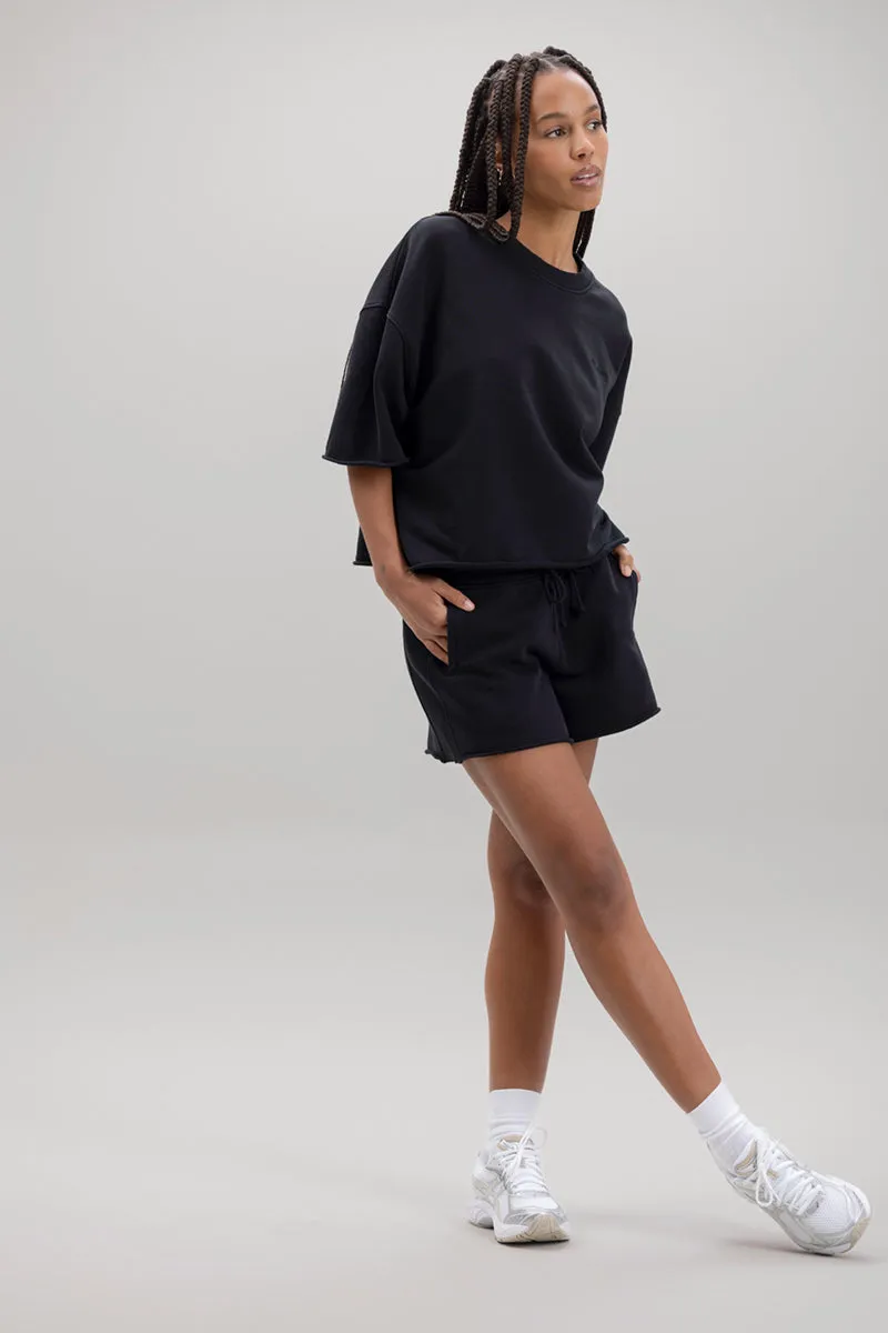 Mid Rise Short Black