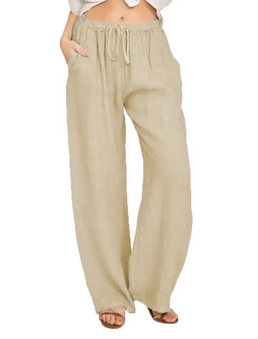 Mila | Airy Linen Pants | Casual & Comfortable | High Waist