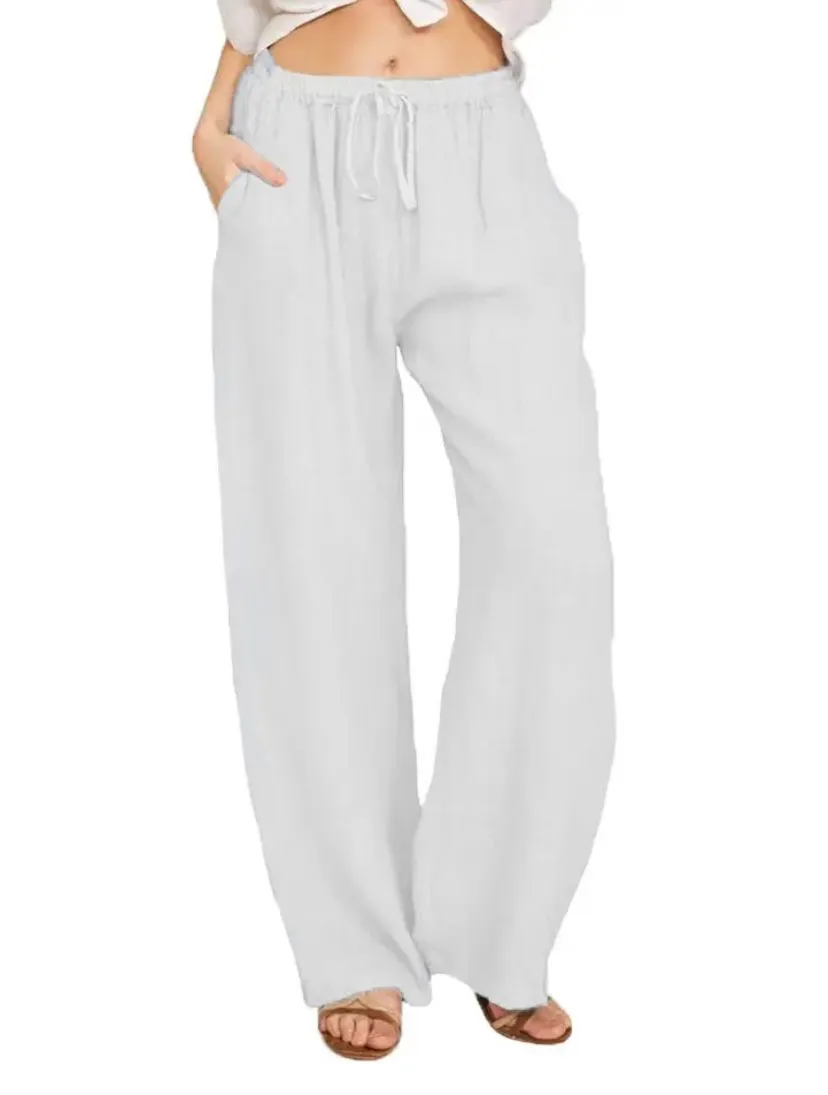 Mila | Airy Linen Pants | Casual & Comfortable | High Waist