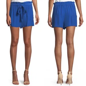 Milly Kori Gathered Shorts in Cobalt