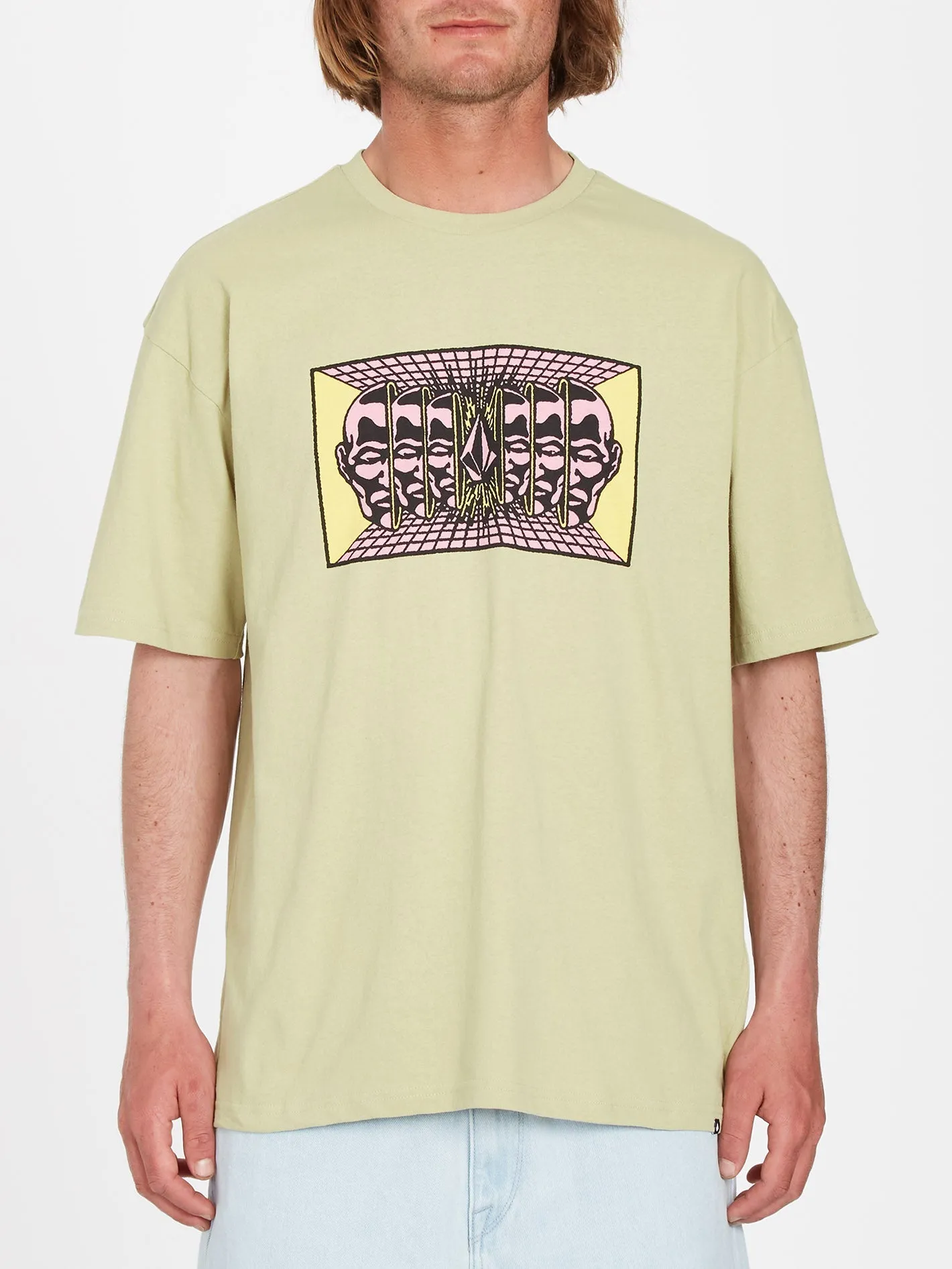 Mind Invasion T-shirt - LENTIL GREEN
